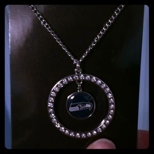 Seattle Seahawks Rhinestone Necklace